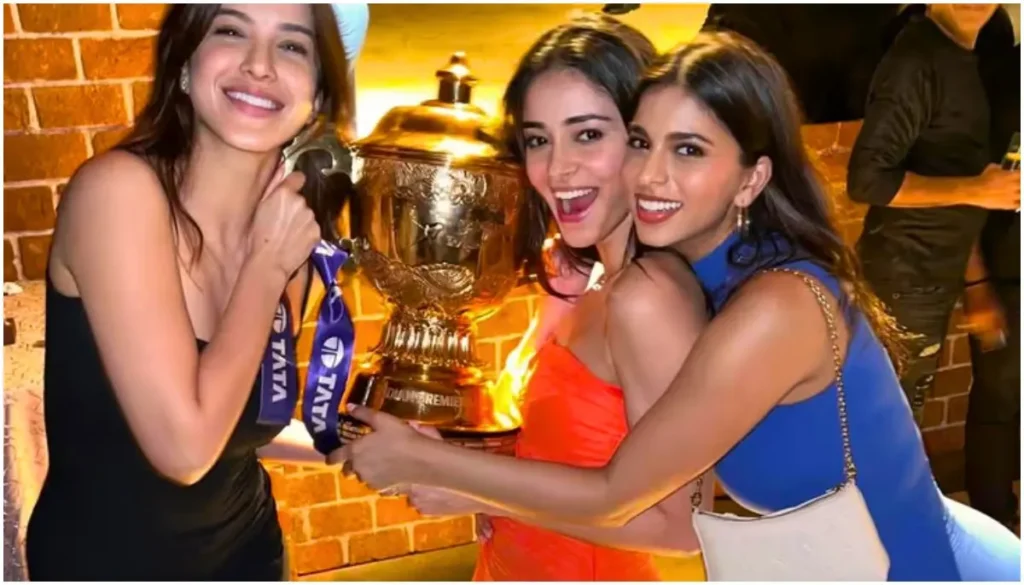 Ananya Panday IPL 2025 मुंबई बनाम KKR मैच से पहले धमाल