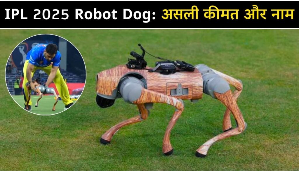 IPL 2025 Robot Dog असली कीमत, नाम और पूरी जानकारी